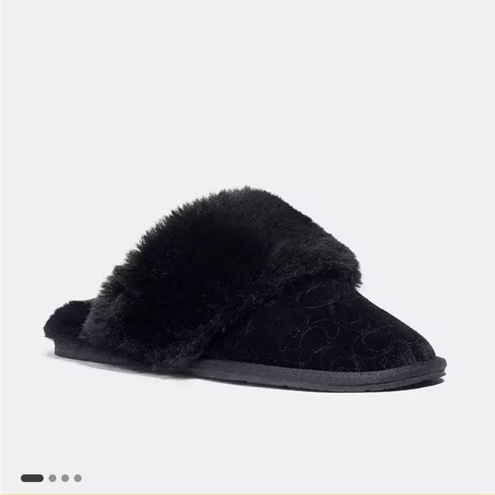 Black Coach Zuri Slipper - Size 9 BRAND NEW